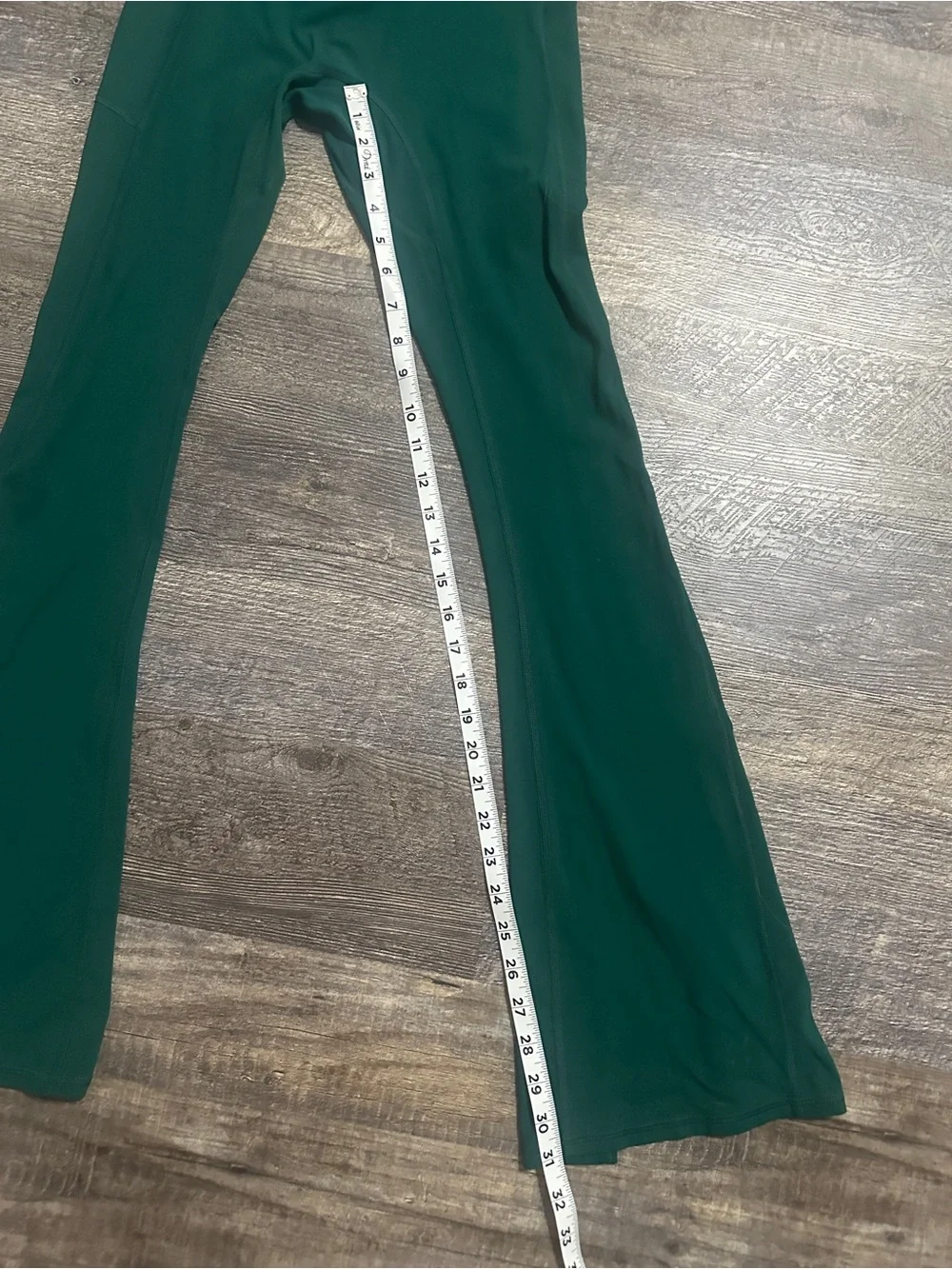 Free People Forest Green Bootcut Flare Pants